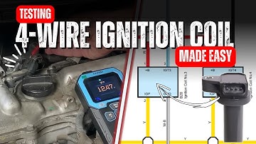 How to Test 4 WIRE Ignition Coil with Multimeter & Oscilloscope \Toyota 4-Wire Ignition Coil Diagram