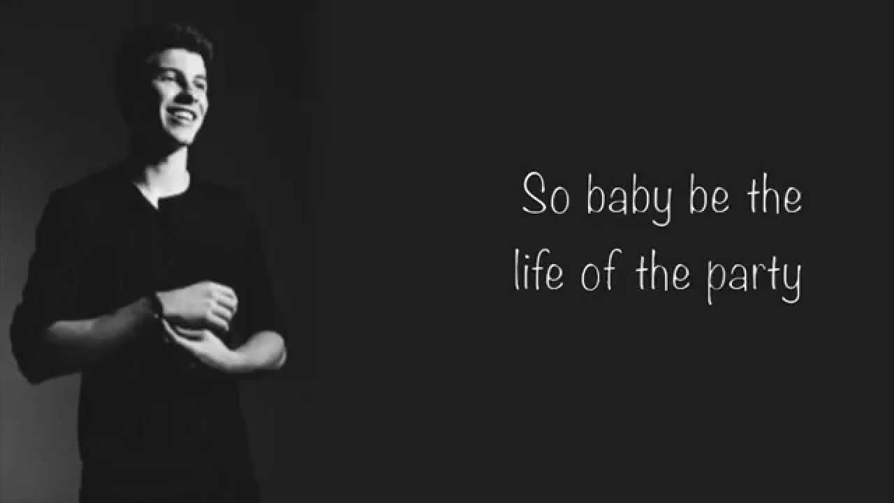 Shawn Mendes - Life of the Party (Lyrics)