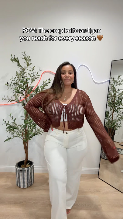 Knit Cardigan Check it out here! 👉🏼 https://www.tiktok.com/t/ZP8hHhgpV/ #ootd #curvyfashion