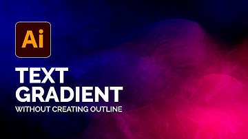 Adobe Illustrator | Editable Text Gradient | Illustrator tip