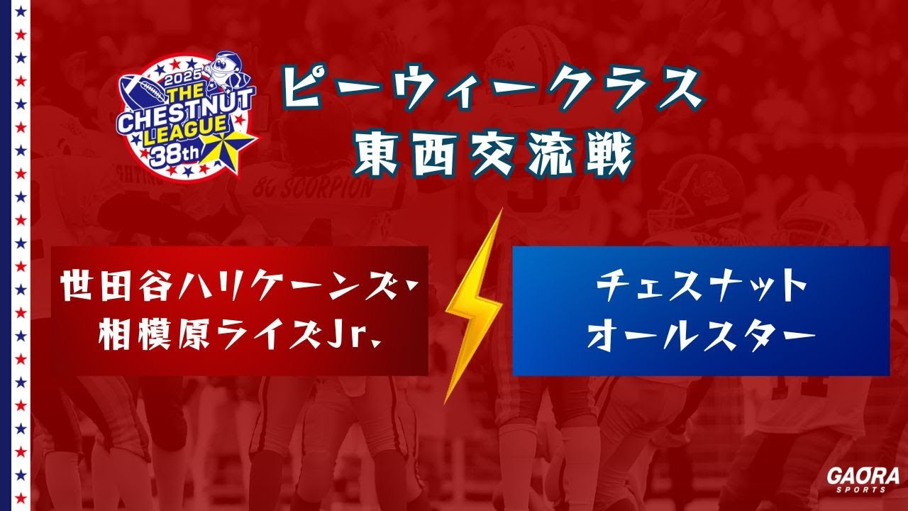 世田谷ハリケーンズ・相模原ライズJr.　vs.　チェスナットオールスター