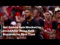 Joel Embiid Gets Mocked by Drake After Being Held Scoreless for First Time