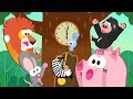 Hickory Dickory Dock ♪ | Ran up the clock! | Animal Songs | Tidi Songs for Children ★TidiKids