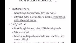 How ALEKS works
