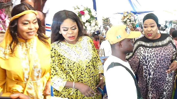 MOMENT NOLLYWOOD ACTORS & ACTRESSES HONOR AND STORM IN MC OLUOMO 48TH BIRTHDAY PARTY