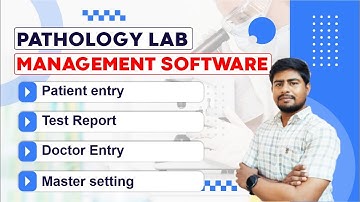 Pathology Lab Software with Master Setting, Patient Entry, Test Report, Doctor Entry : Part - G11