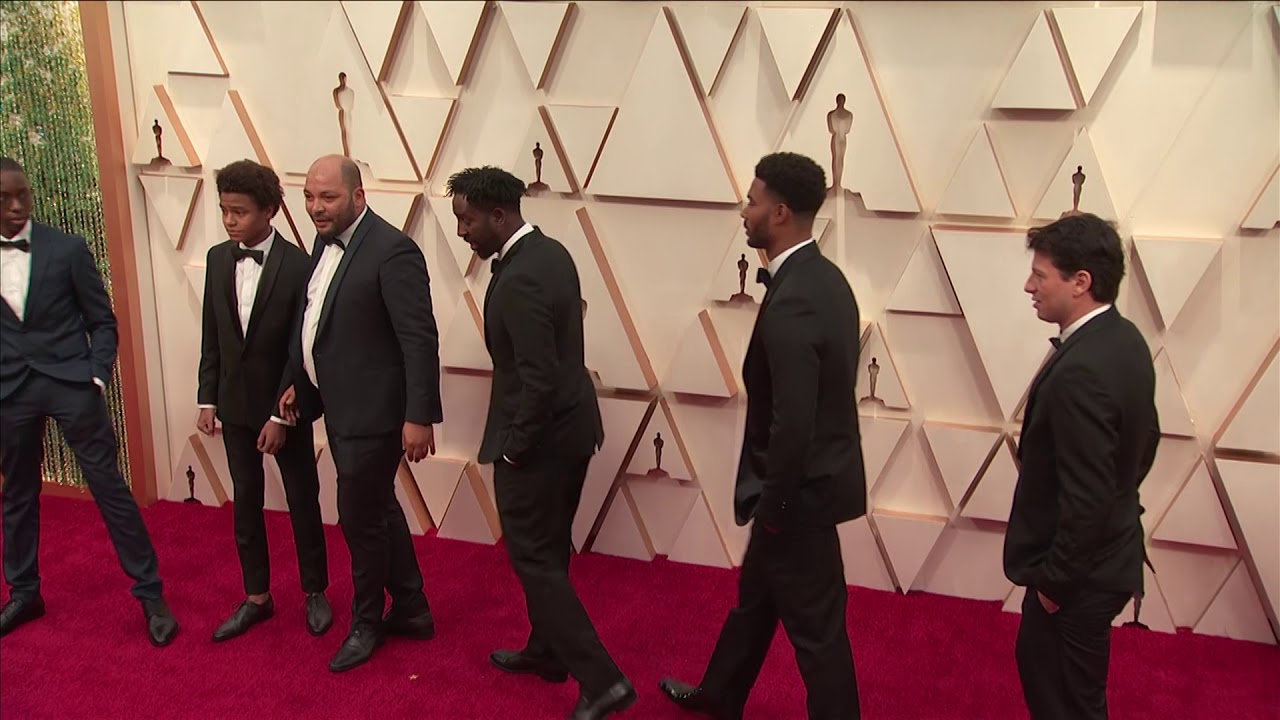Miserable Team Oscars 2020 Arrivals: Les Miserables team with Ladj Ly | ScreenSlam ...