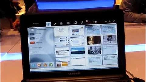 Samsung N127 netbook with Moblin Linux