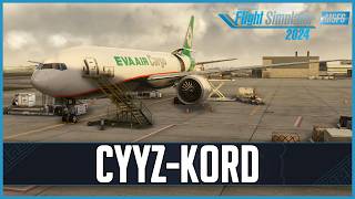 PMDG 777F for MSFS2024 | Real World EVA Air Cargo OPS | Toronto - Chicago | VATSIM PMDG 777F for MSFS2024 | Real World EVA Air Cargo OPS | Toronto - Chicago | VATSIM