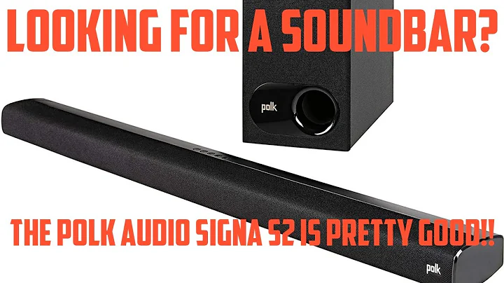 Verbessern Sie den Klang Ihres 65-Zoll-Fernsehers mit der Polk Signa 2 Soundbar!