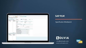 SAP PLM - Specification Workbench