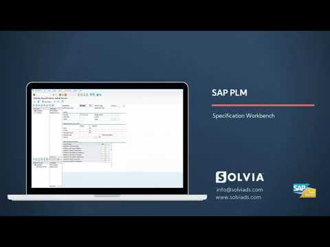 SAP PLM - Specification Workbench