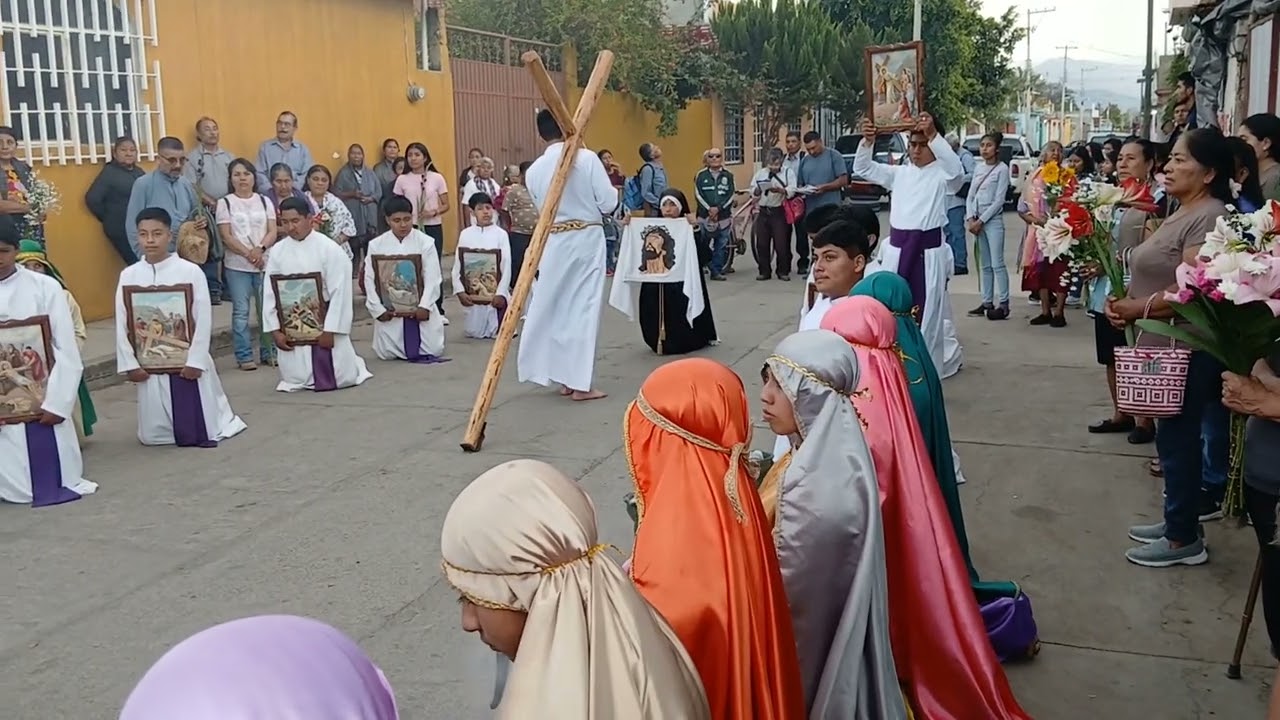 Segundo viernes de viacrucis en Ayoquezco 27 de febrero 2026