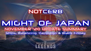 Famous November 2020 Update Summary - World of Warships: Legends Wealth