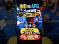 IND vs AFG 1st ODI: Gurbaz Ka Toofani Century! Team India Ke Liye Badi Chunauti 😱🏏