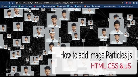 How to use image in particles js | Programmer Shipon