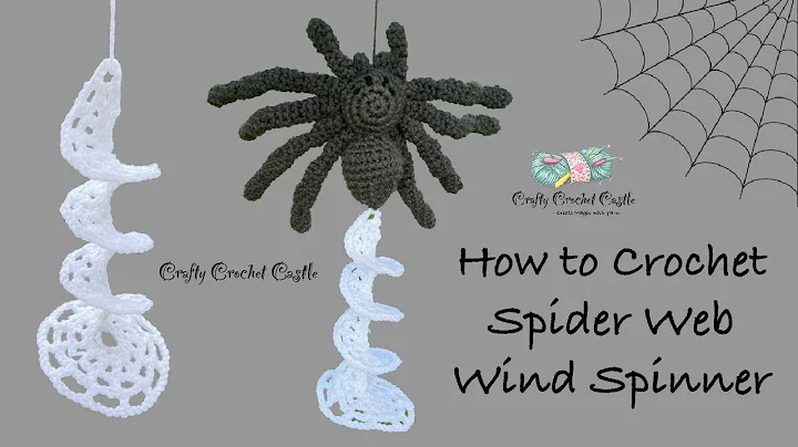 Spooky Halloween Decorations: Crochet Spider Web Wind Spinner Tutorial