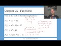 Year 12 Maths Chapter 2E: Functions