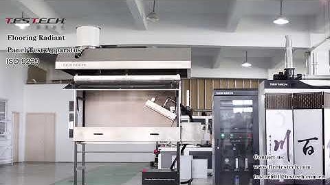 Flooring Radiant Panel Test ApparatusEN ISO 9239-1; ASTM E648