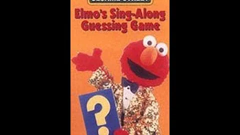 Sesame Street: Elmo's Sing Along Guessing Game (1996 VHS) (Full Screen)