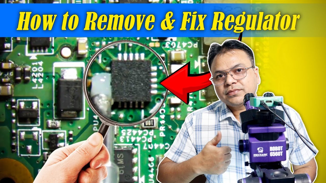 how to remove and fix regulator safely ic #Akinfo #regulatorIC # ...