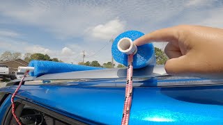 DIY Noodle Roof Rack  SUPER EASY and SUPER CHEAP  Kayak Roof Rack