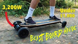 Beast Board Havoc Electric Skateboard Review - Best Board Under $1000?