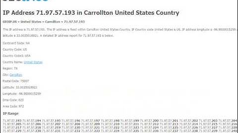 IP Address In United States Country - GEOIP.US