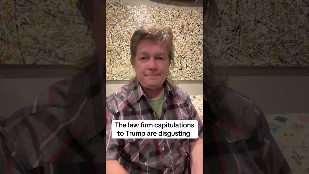 The law firm capitulations to Trump are disgusting