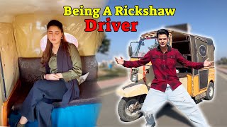 I Drove Auto Rikshaw For A Day || Kanwal Ki Rikshaw Main Beth Kar Tbyt Kharab