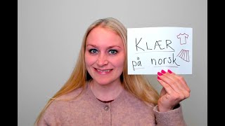 Video 836 Klær på norsk