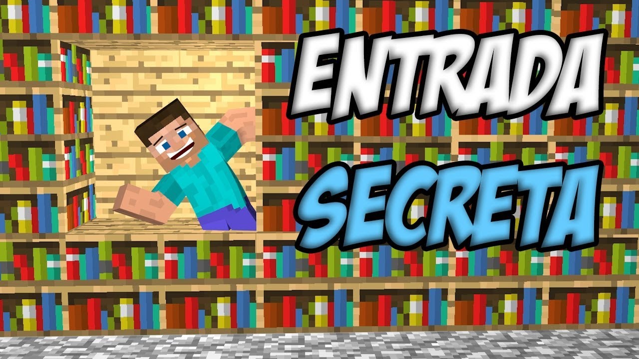 MINECRAFT COMO HACER UNA PUERTA SECRETA YouTube