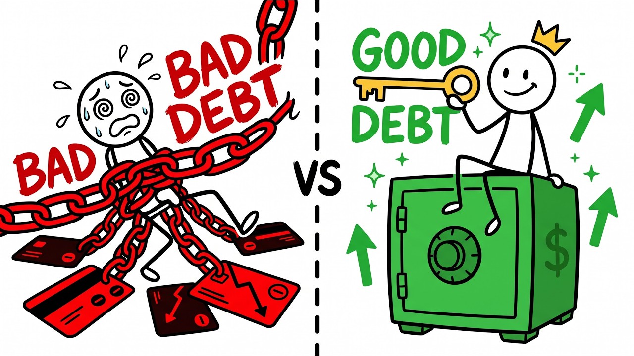 How The 1% Use Debt To Get Rich (Good Debt vs Bad Debt) - YouTube