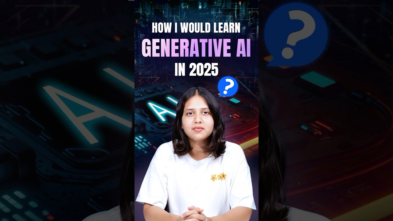 How to Learn Generative AI in 2025? | Complete Generative AI Learning Path | Intellipaat #Shorts #AI