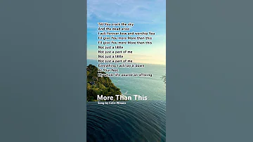 ❤️‍🔥More Than This by CeCe Winans #week_top_praise #modern_hymns #lyrics #영어찬양 ##phuket #shorts