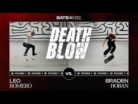 Leo Romero's Nollie BS 360 Heelflip Vs. Braden Hoban's Nollie FS 360 Kickflip | DEATH BLOW