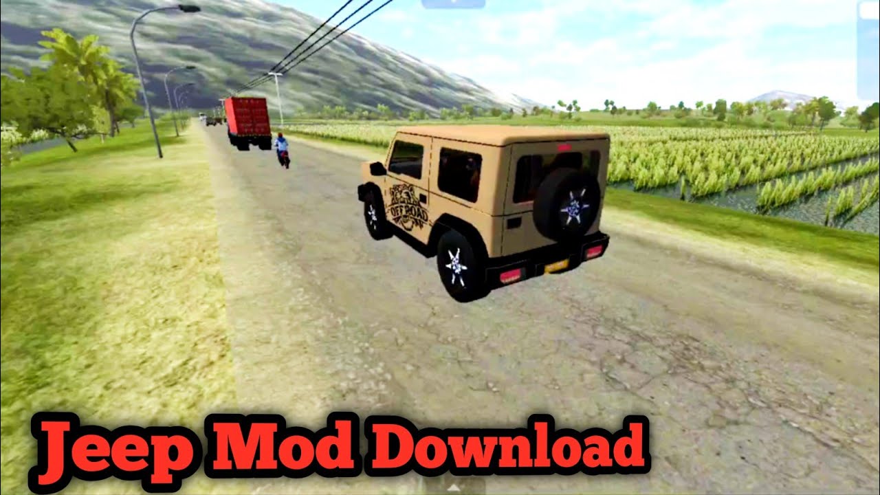 Jeep Mod In Bus Simulator Indonesia|Jeep Mod download  