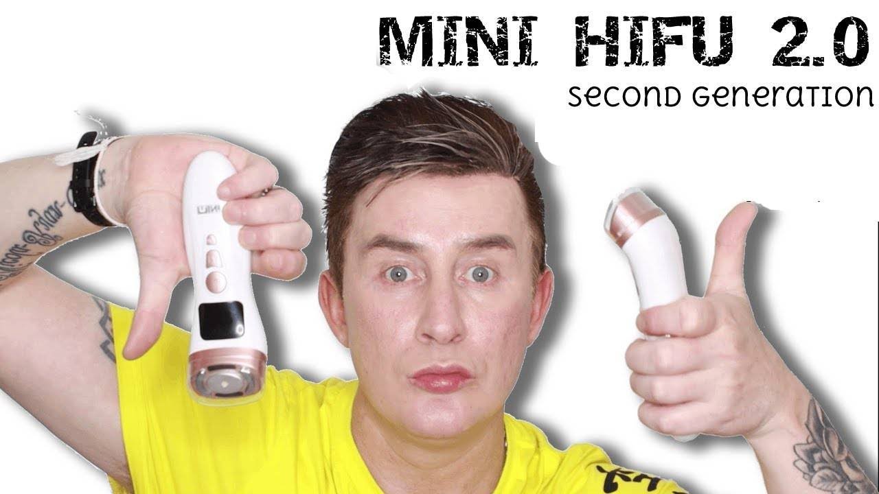 新品 mini HIFU 2.0 美顔器 ハイフ RF EMS Mini Hifu 2.0 Ultrasonic Bipolar, RF Radio Frequency, EMS
