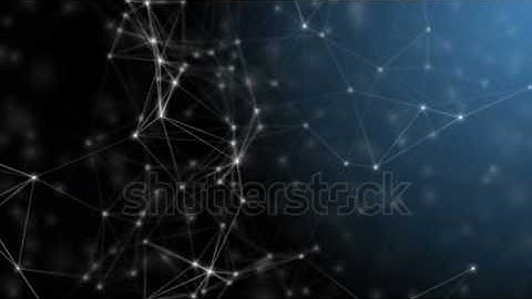 Plexus fantasy abstract technology and engineering | Video Footage | Shutterstock