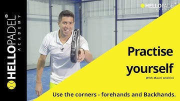 Practise it yourself - Side and Back wall FH and BH, By Mauri Andrini