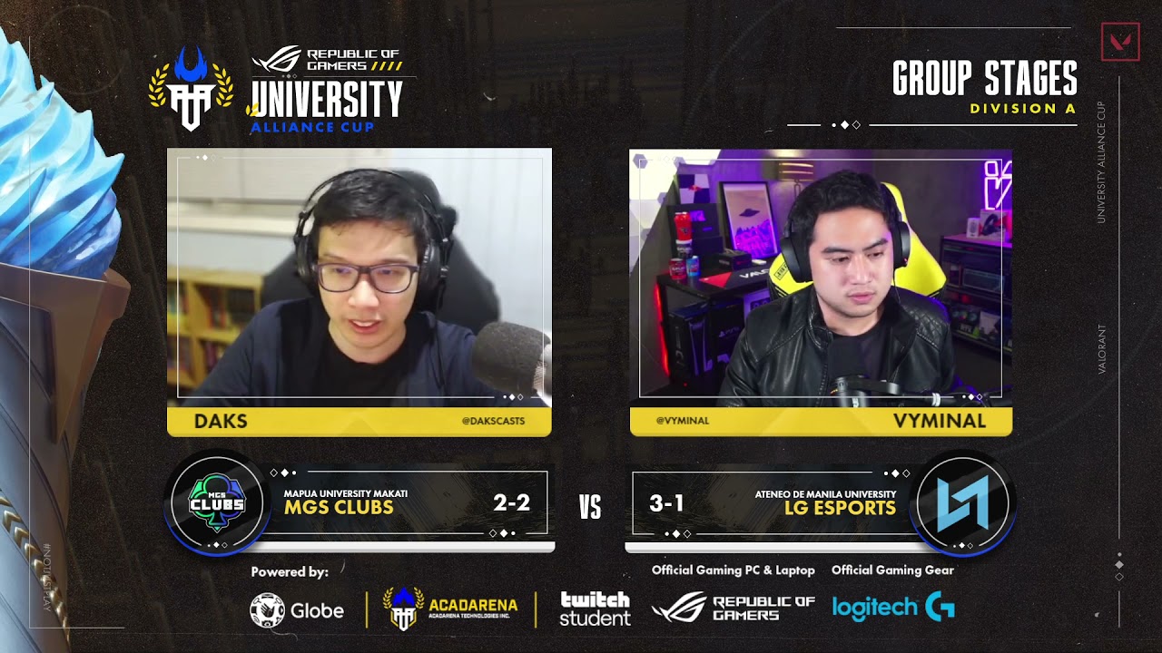 Mu M Vs Admu Asus Rog University Alliance Cup Season 3 Div A Day 5 Youtube