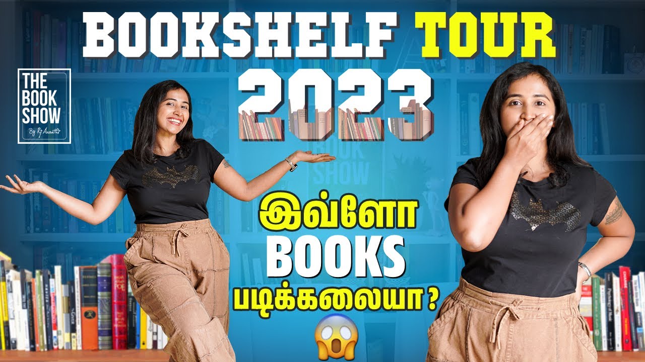 Updated Book Shelf Tour 2023✅Books I Haven't Read Yet📚| RJ Recommends | The Book Show by RJ Ananthi