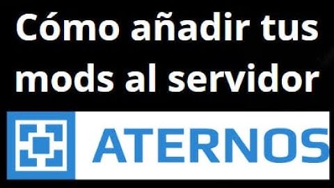 Cómo añadir tus mods al servidor Aternos fácilmente