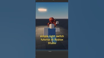 Simple light switch scripting tutorial in Roblox Studio