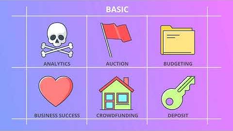 Universal And Basic - 30 Animated Icond | After Effects Elements - Envato elements
