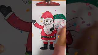 How to draw santa clause 2022/easy drawings/ بابا نويل خطوة بخطوة 2022/رسم بابا نويل للاطفال 2022