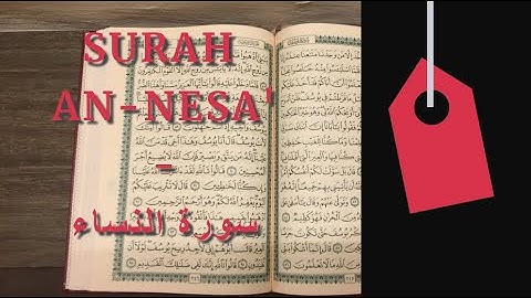 SURAH AN-NISA BY ALI ALUTHAIFI -- سورة النساء بصوت علي الحذيفي