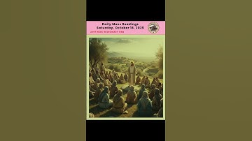 Listen to and read Daily Mass Readings for Saturday, October 18, 2025