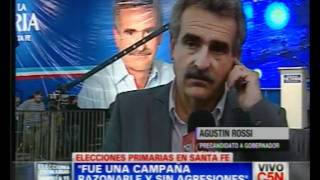 C5N - ELECCIONES PRIMARIAS EN SANTA FE - ROSSI