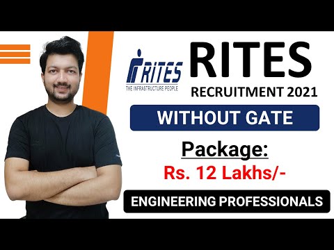 RITES Recruitment 2021 | Engineering Professionals | Salary: Rs.40,000/- Latest Jobs Recruitment